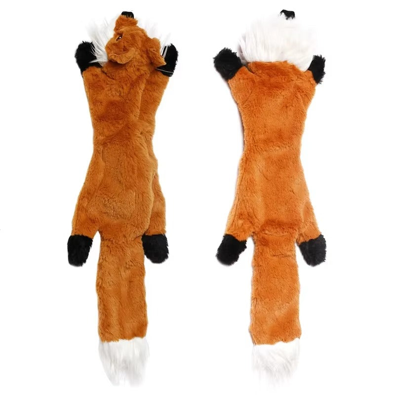 Dog Chew Toy: 45cm No-Stuffing Plush with Squeakers