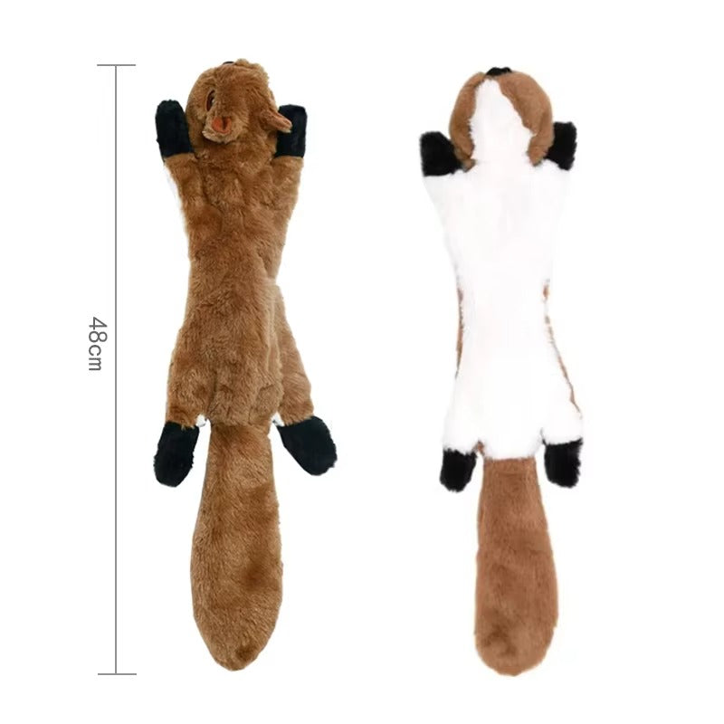 Dog Chew Toy: 45cm No-Stuffing Plush with Squeakers