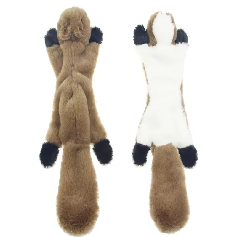 Dog Chew Toy: 45cm No-Stuffing Plush with Squeakers