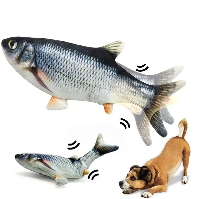 Electric Floppy Fish Cat Dog Toy