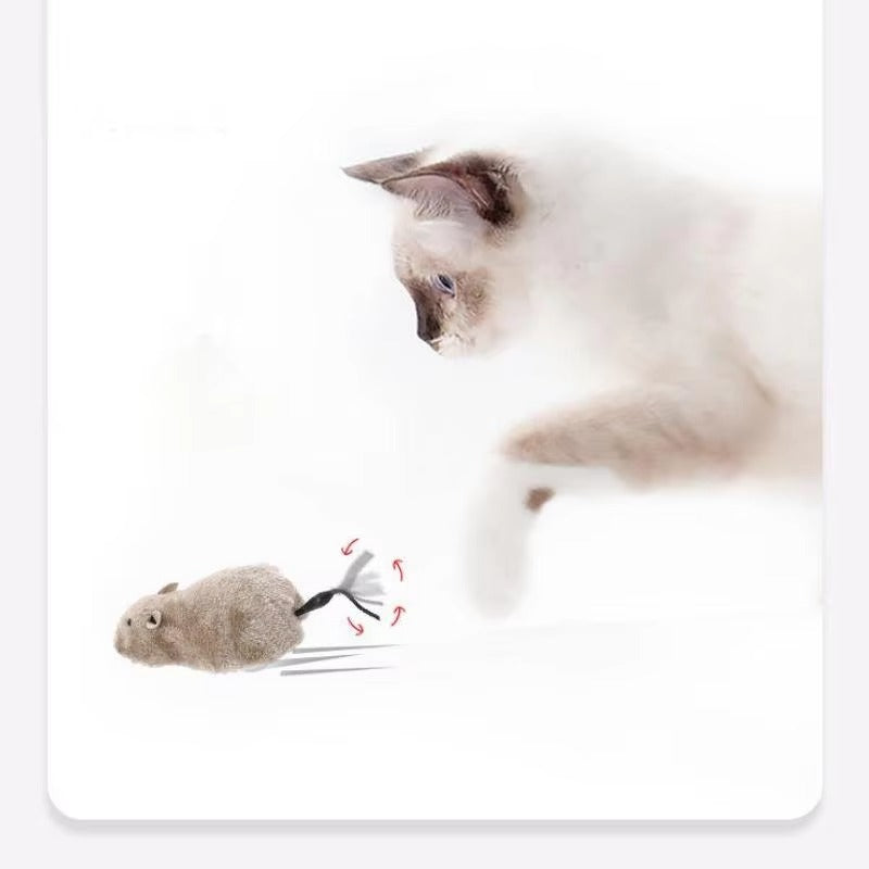 Plush Mouse Toy for Cats & Dogs - Fun & Lifelike