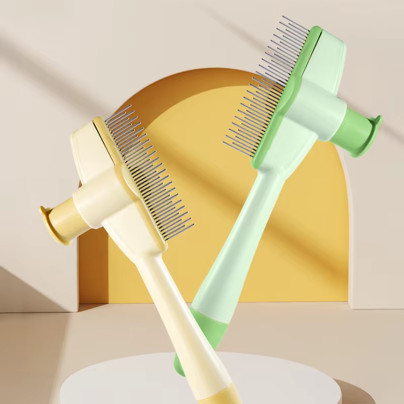Cat Grooming Massage Brush Combo