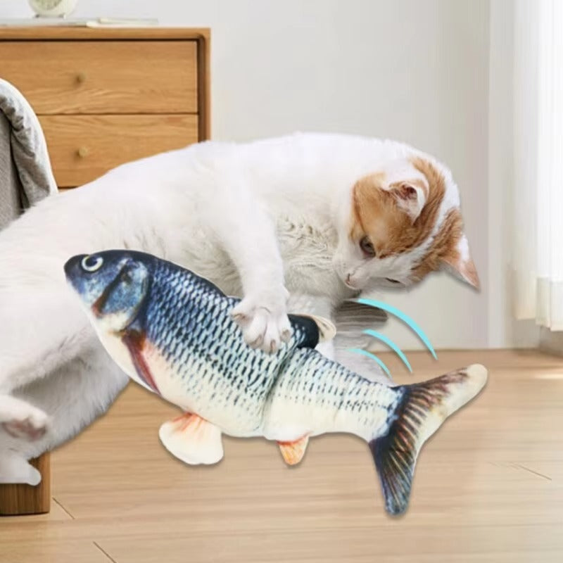 Electric Floppy Fish Cat Dog Toy