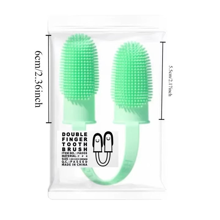 Soft Silicone Pet Finger Toothbrush