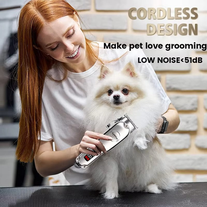 Metal Rechargeable Pet Hair Clipper