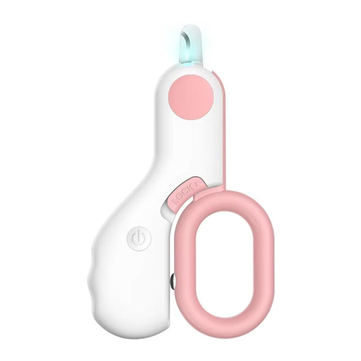 Professional LED Light Pet Nail Clipper - Safe Claw Trimmer for Cats and Dogs