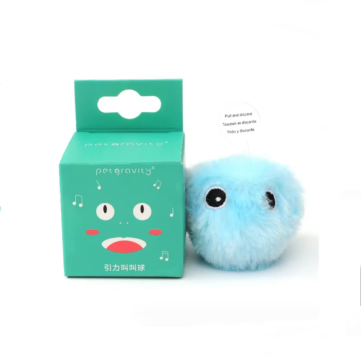 Plush Electric Cat Toy with Touch and Sound