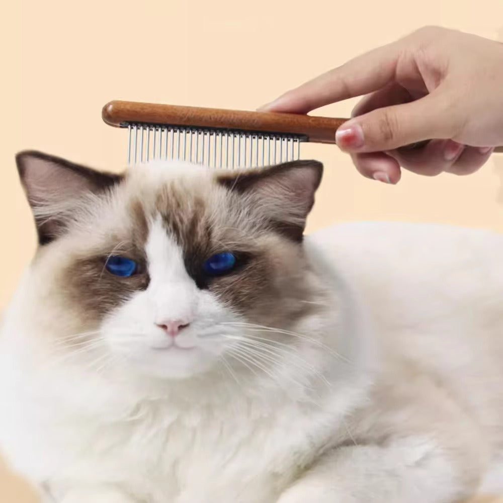 Long Hair Cat Comb for Removing Knots and Floating Hair