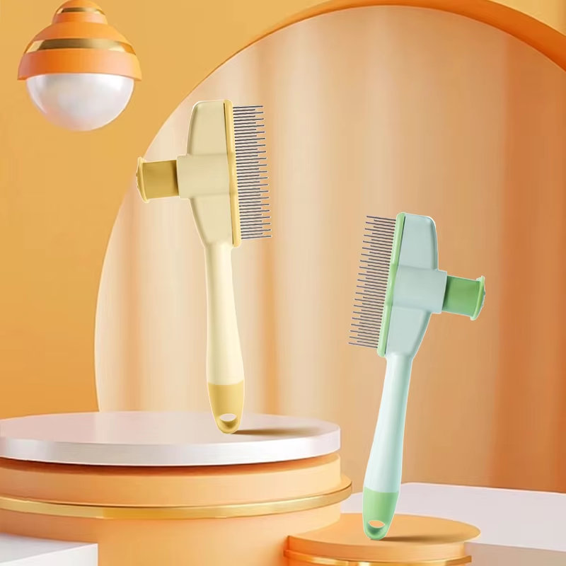 Cat Grooming Massage Brush Combo