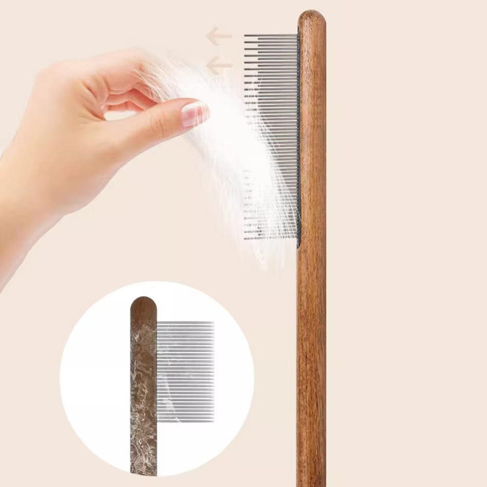 Long Hair Cat Comb for Removing Knots and Floating Hair