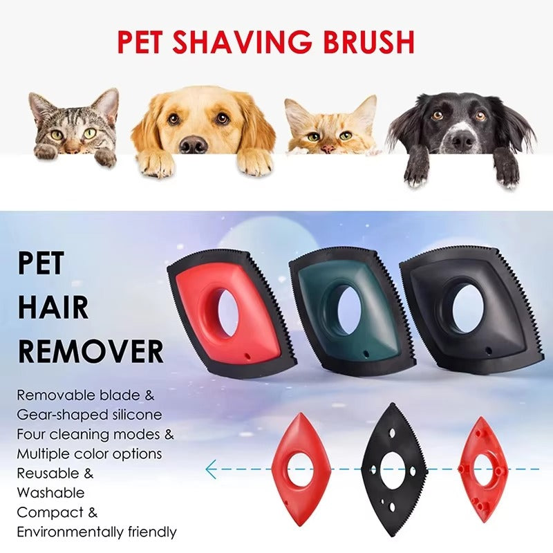 4 Modes Pet Hair Remover Comb Brush: Versatile Cleaning Tool for Pets