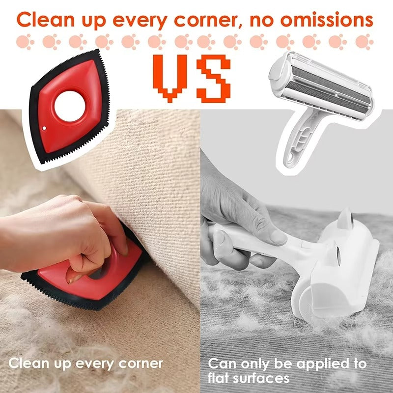 4 Modes Pet Hair Remover Comb Brush: Versatile Cleaning Tool for Pets