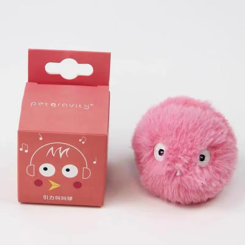 Plush Electric Cat Toy with Touch and Sound