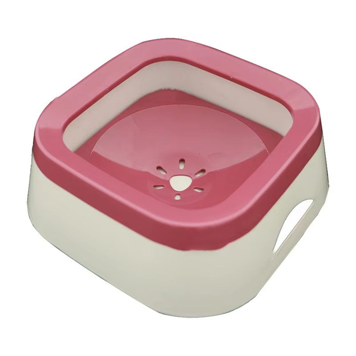 Splash-Proof 1L Water Bowl for Dogs - Pet Drinker