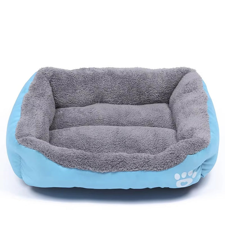 "Plush All-Season Dog Bed & Cat Nest - Washable, Waterproof, & Cozy"