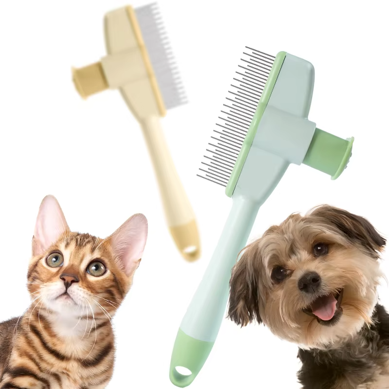 Cat Grooming Massage Brush Combo