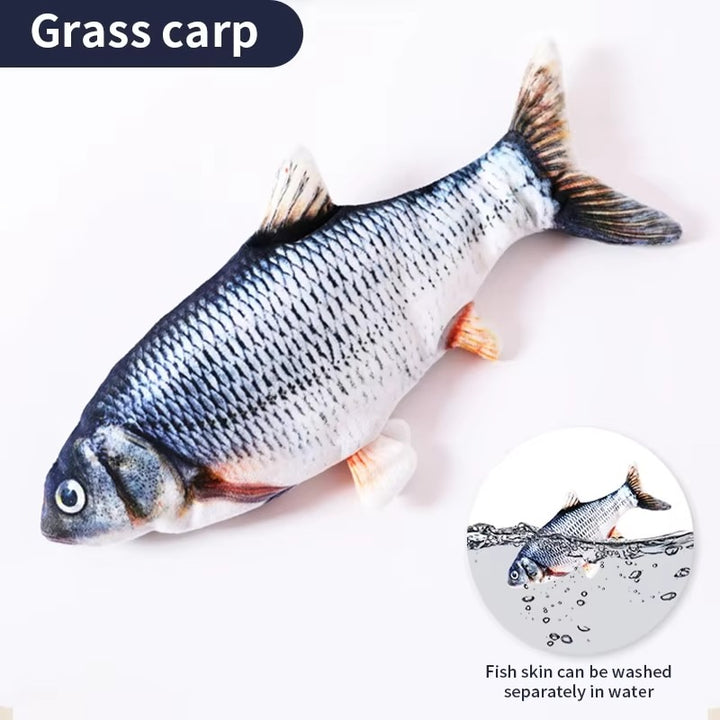 Electric Floppy Fish Cat Dog Toy