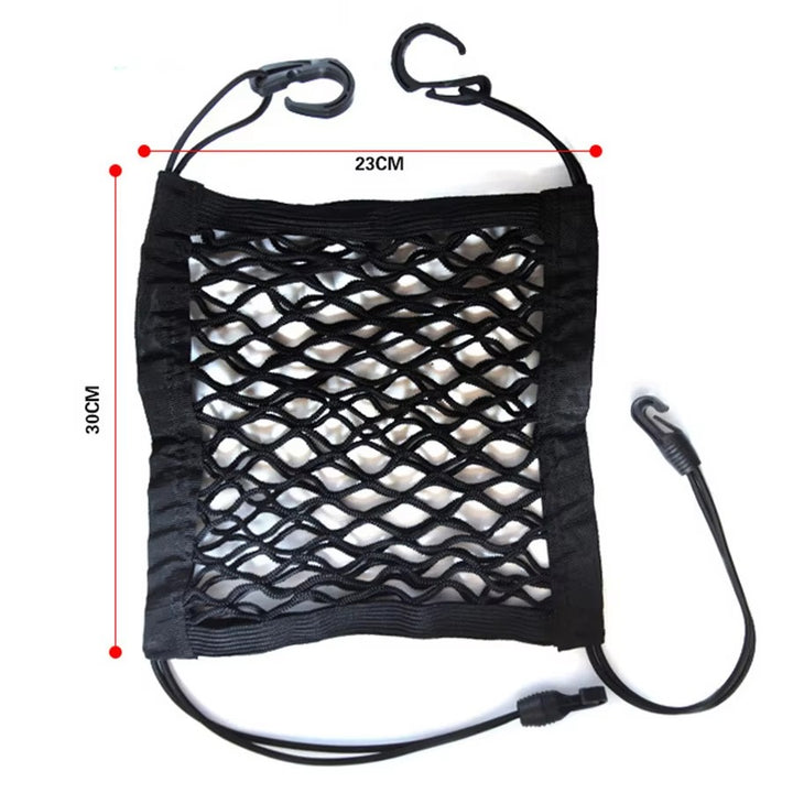 "Automatic Pet Car Barrier with Safety Mesh & Storage Bag"